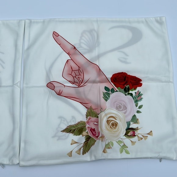 2 Piece Decorative Accent Pillow Covers - Picture 4 of 8